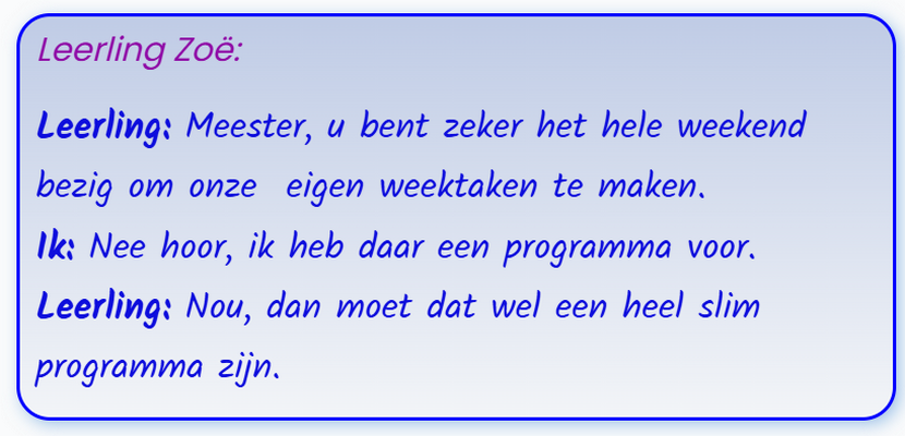 Reactie E2O 1