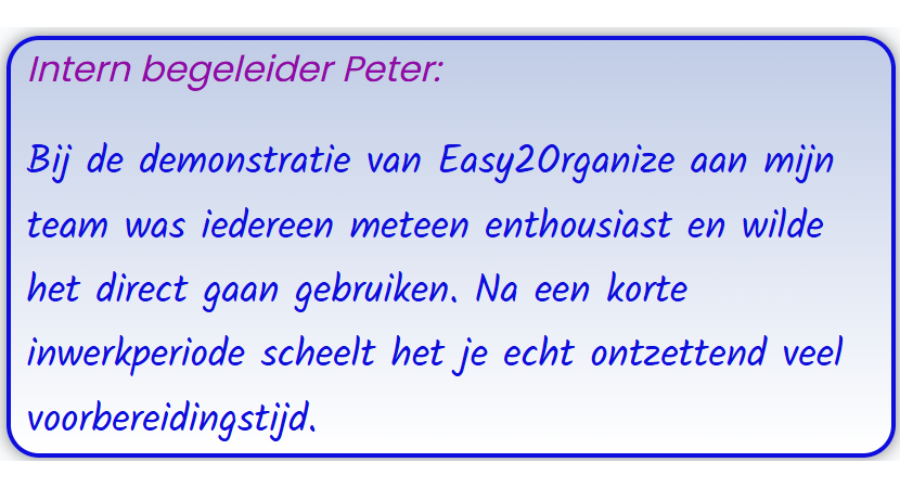 Reactie E2O 3